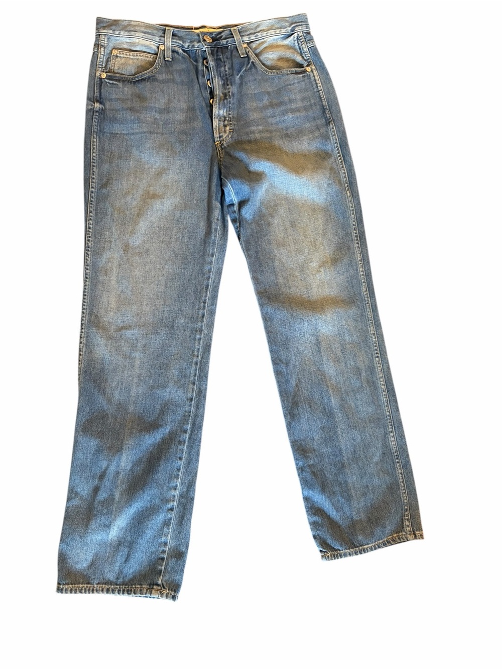AMO Cora High Rise Straight Leg Crescent Jeans 32 - Picture 6 of 10